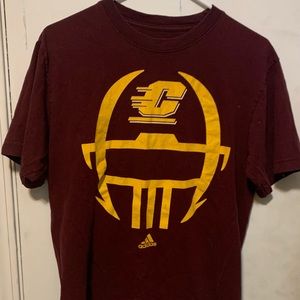 Adidas x Central Michigan University t-shirt